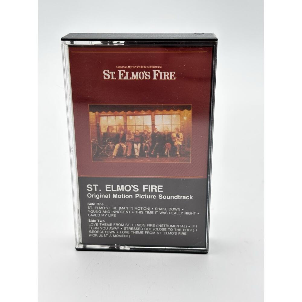 St Elmos Fire Original Motion Picture Soundtrack Cassette 1985 Atlantic Records